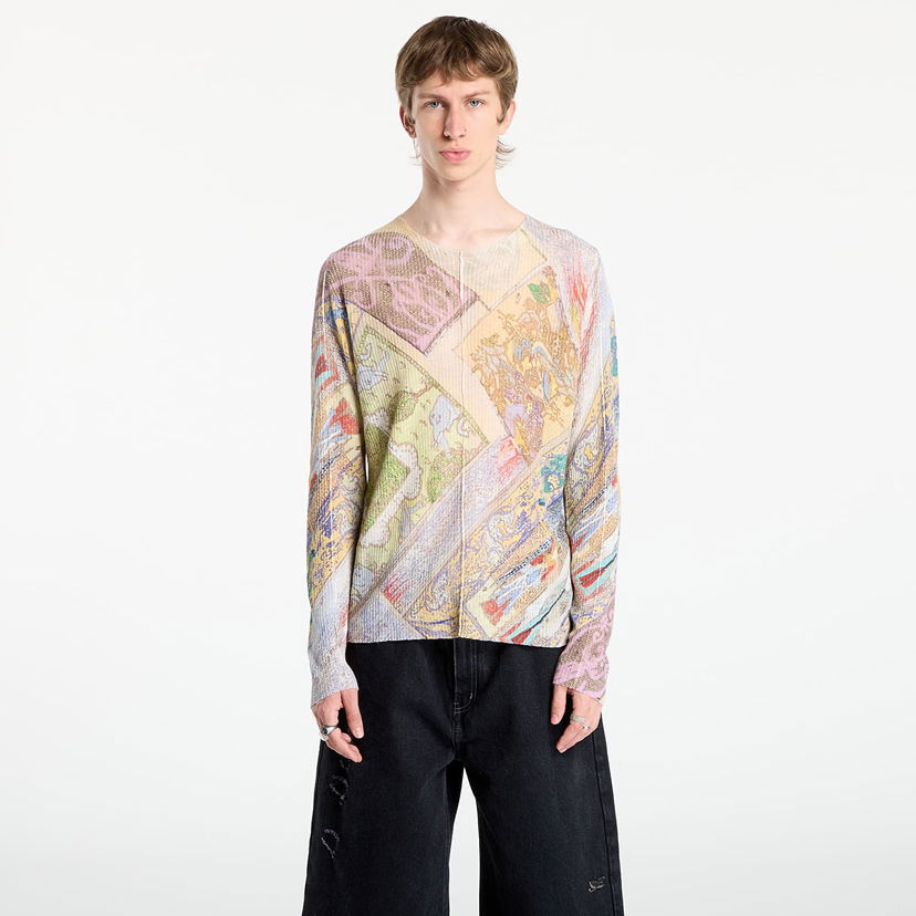 Džemper Diesel Diesel K-Renton Knitwear Long Sleeve T-Shirt Višebojno | A19633_0JLCP 7BDA