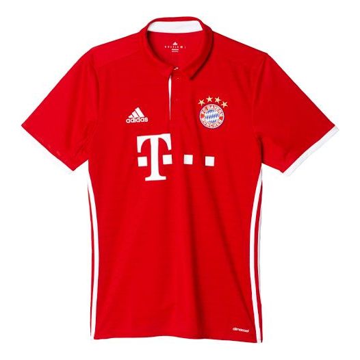 Polo majica adidas Originals Bayern Munich Home 16/17 Jersey Crvena | AI0049