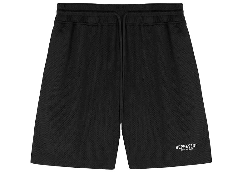 Kratke hlače Represent Clo Represent Owners Club Mesh Shorts Black Crna | M09050-01