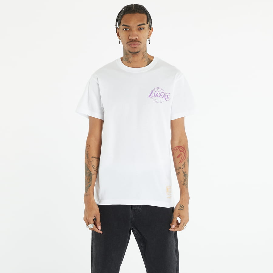 Majica kratkih rukava Mitchell & Ness NBA Merch Take Out Tee Bijela | BMTRINTL1234-LALWHIT, 1