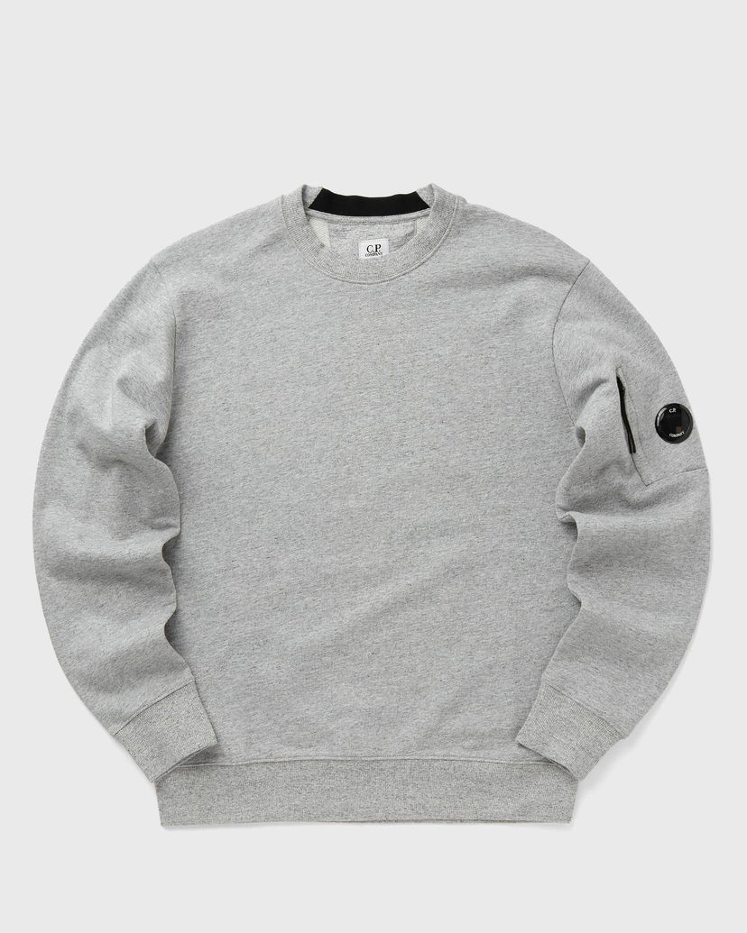 Dukserice C.P. Company C.P. Company Diagonal Raised Fleece Crew Neck Lens Sweatshirt XXL Siva | 18CMSS023A005086W-M94