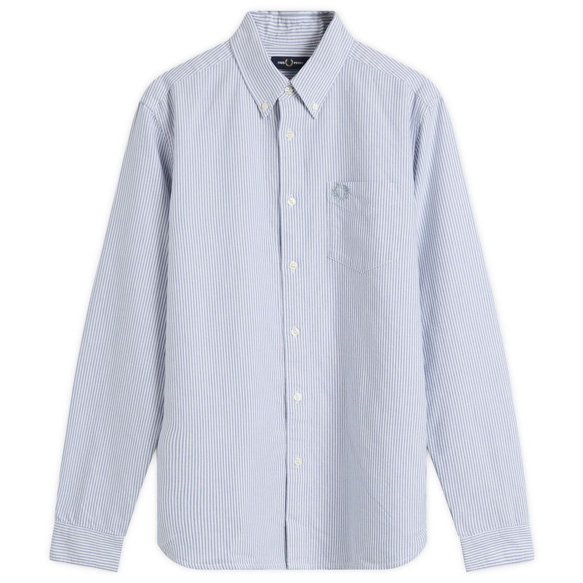 Košulja Fred Perry Fred Perry Oxford Stripe Shirt, Size Large Plava | M1768-38A