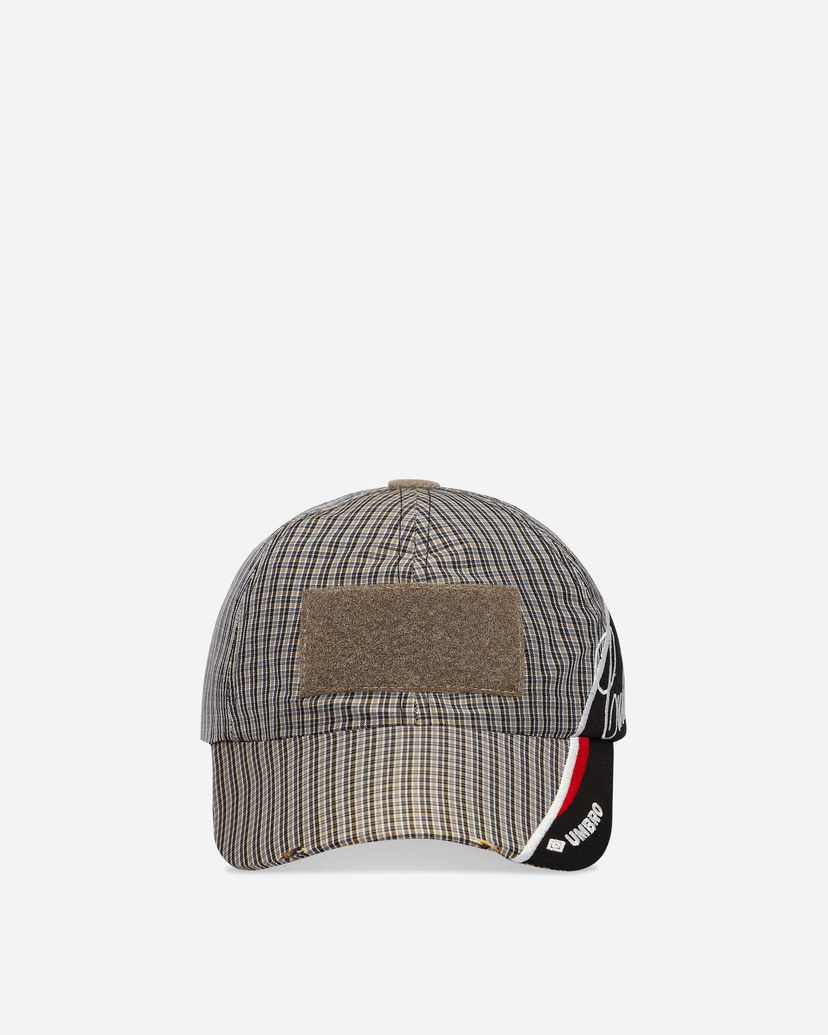 Kapa Umbro Cult Unity Plaid Velcro Patch Cap with Striped Brim Višebojno | UBMW235FA20 BEG0024