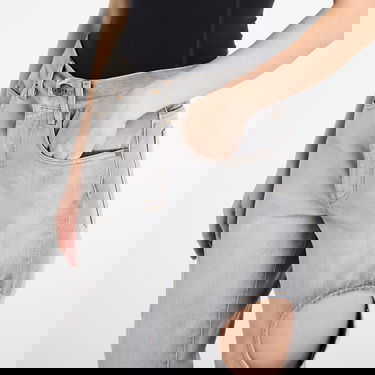 Jeans Off-White Meteor Cut-Out Straight-Leg Denim Pants Siva | OWYA06AF25DEN0011200, 1