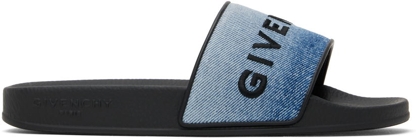 Kupaći kostimi Givenchy Givenchy Slide Flat Pool Slides Crna | BE3076E2CT420
