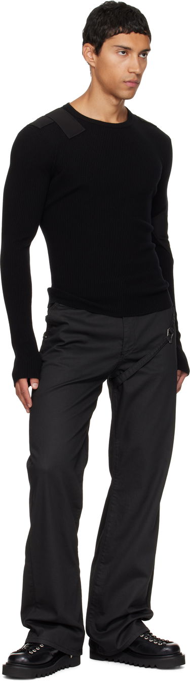 Džemper HELIOT EMIL HELIOT EMIL Glare Knit Sweater Crna | AW25_M_07_080_BLK01, 3
