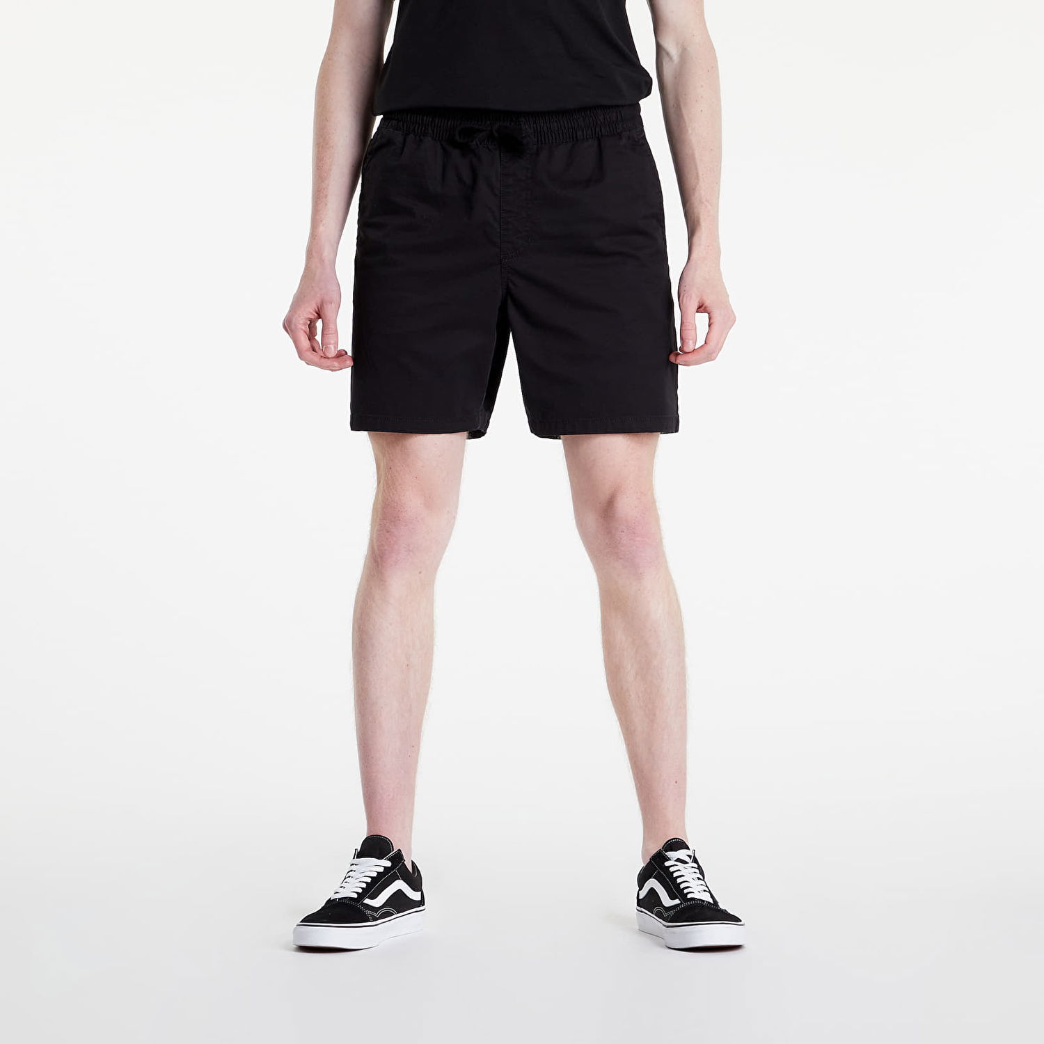 Kratke hlače Vans Range Relaxed Elastic Short Crna | VN0A5FKDBLK1, 0