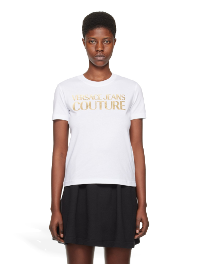 Majica kratkih rukava Versace Bonded T-Shirt Bijela | E76HAHT04_ECJ00T