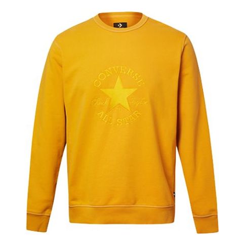 Džemper Converse Converse Logo Round Neck Pullover Žuta | 10020819-740