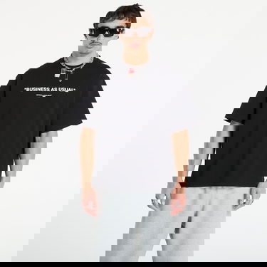 Majica kratkih rukava Off-White Off-White Business Quote Skate Short Sleeve T-Shirt Crna | OMAA120F25JER0121001, 0