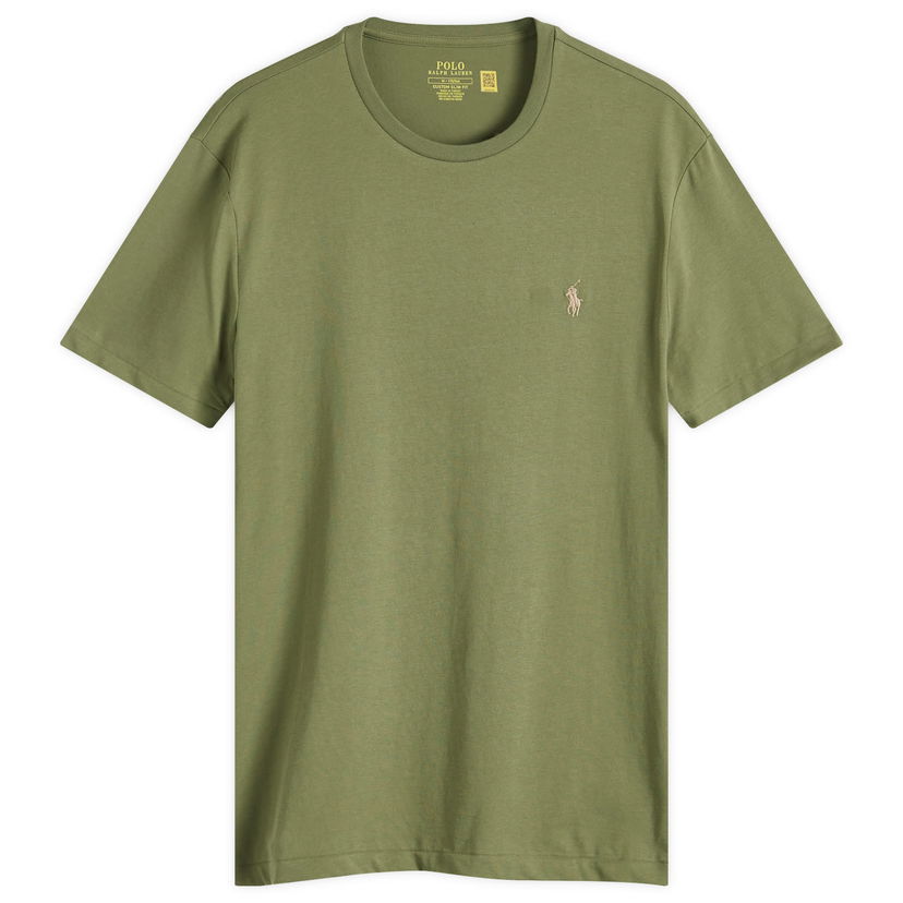 Majica kratkih rukava Polo by Ralph Lauren Custom Fit T-Shirt Zelena | 710671438389