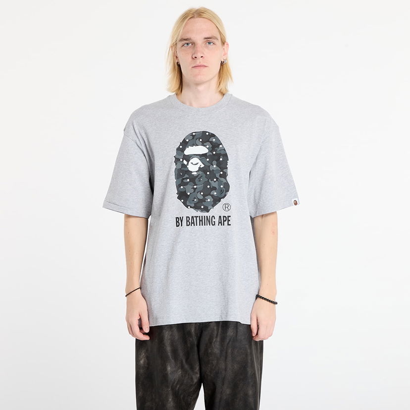 Majica kratkih rukava BAPE Abc Dot Camo By Bathing Ape Relaxed Fit T-Shirt Siva | 001TEL801313MGRA