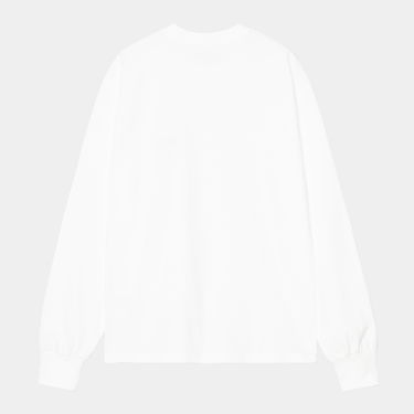 Majica kratkih rukava Carhartt WIP Long Sleeve American Script T-Shirt Bijela | I035466_5, 1