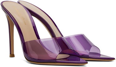 Tenisice i cipele Gianvito Rossi Elle 105 Transparent Strap Heels Ljubičasta | G11900.15RIC.GSV, 3