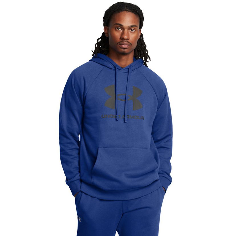 Dukserice Under Armour Rival Logo Fleece Hoodie Plava | 1379758-432