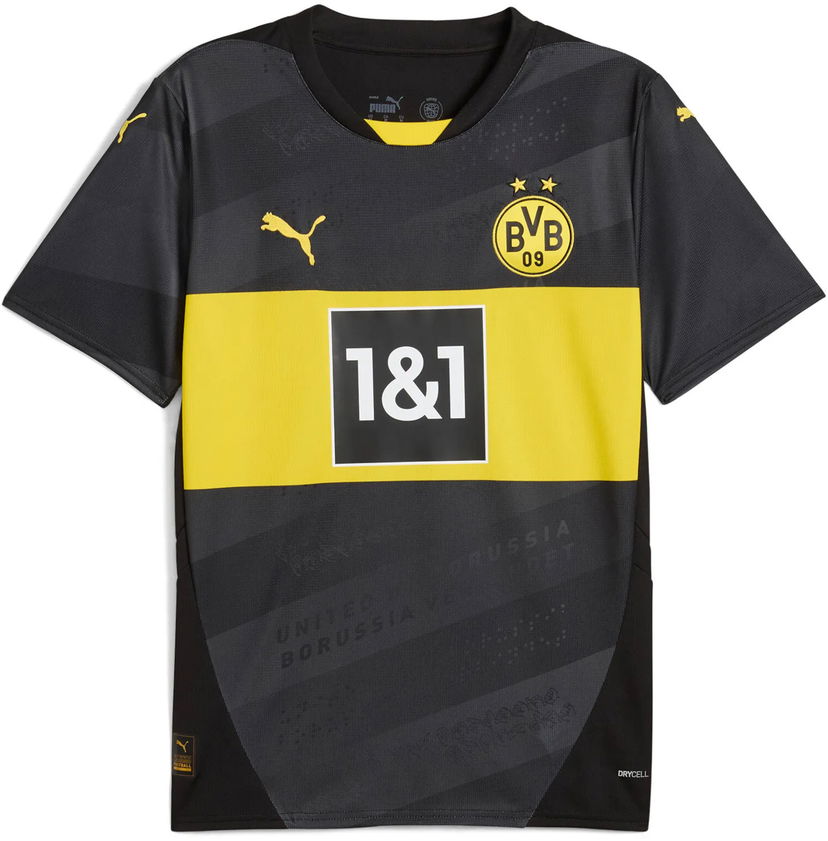 Dres Puma BVB  Away Jersey Replica 2024/25 Crna | 774956-02