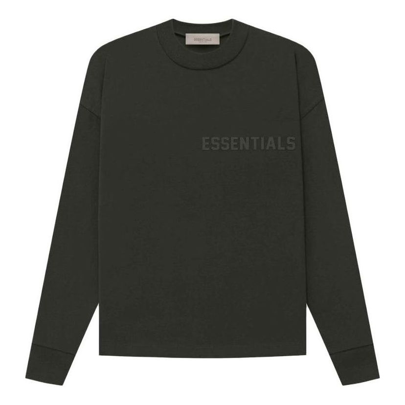 Džemper Fear of God Essentials Long Sleeve T-Shirt Zelena | FOG-SS23-076