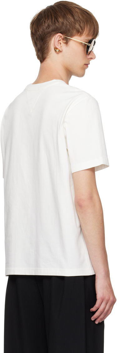 Majica kratkih rukava Bottega Veneta Bottega Veneta Cotton T-Shirt with Small Logo Bijela | 838959V4N509071, 2