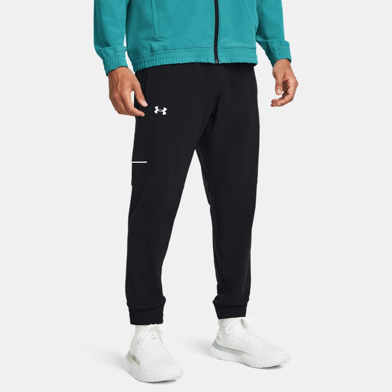 Hlače i traperice Under Armour Zone Hose aus Webstoff für Herren Schwarz / Schwarz / Weiß L Crna | 1383401-001