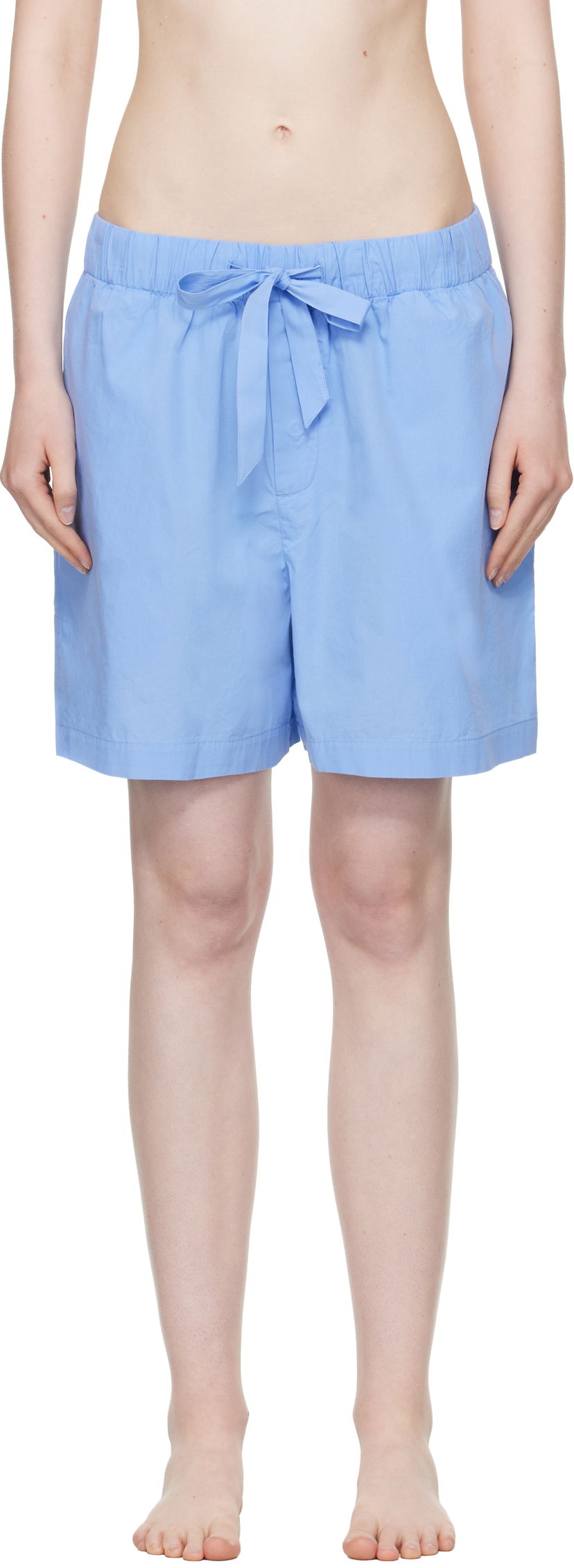 Pidžama TEKLA Tekla Poplin Pyjama Shorts Plava | PPL-SHORTS-346