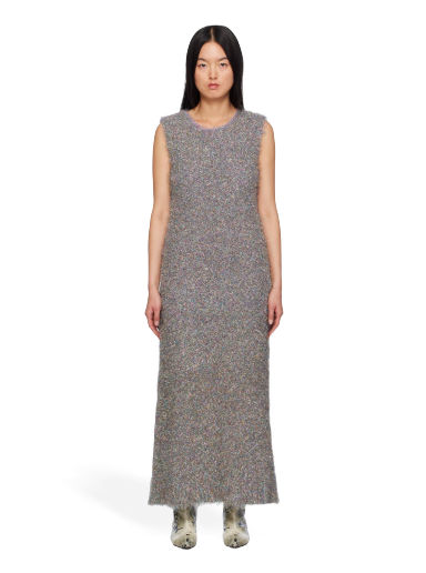 Haljina Jil Sander Sparkling Maxi Dress Siva | J03CT0254_J14673