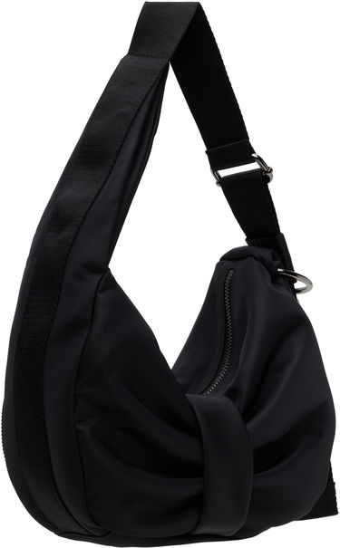 Torba za rame Simone Rocha Simone Rocha Mini Pearl-Embellished Sling Bow Bag Crna | BAG198B 0761, 2