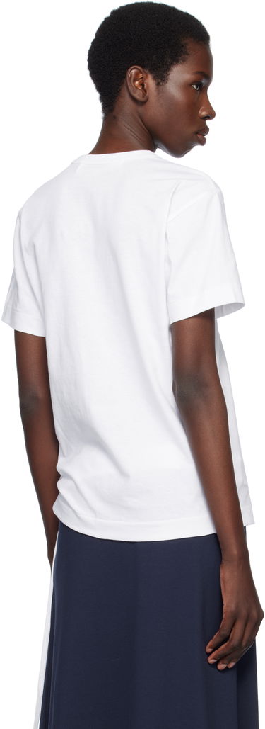 Majica kratkih rukava Comme des Garçons PLAY Stud Print Heart T-Shirt Bijela | AX-T804-051, 2