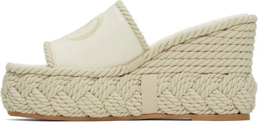 Tenisice i cipele Valentino Valentino Garavani VLogo Torchon Wedge Slide Sandals Bež | 6W2S0KC5YWI, 2