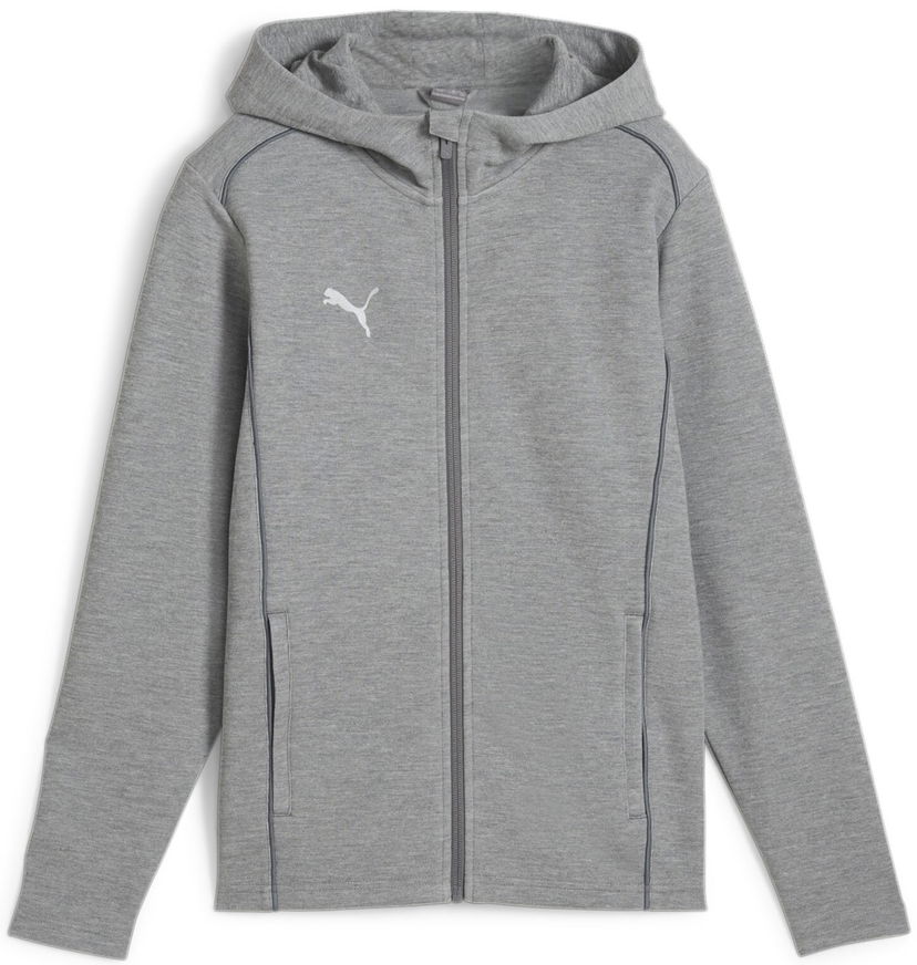 Dukserice Puma teamFINAL Casuals Hooded Jkt Siva | 658528-33