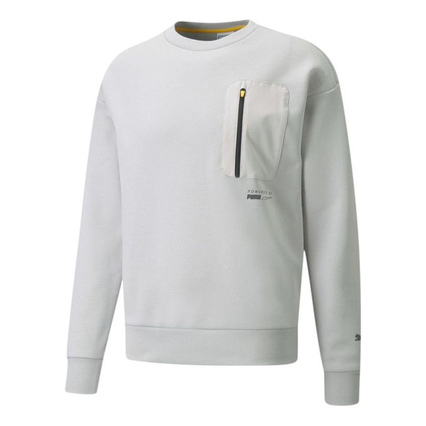 Džemper Puma Protec.t Crew Pullover with Zipper Pocket Siva | 534404-09, 0