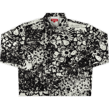 Jakna Supreme Christopher Wool Denim Work Jacket Crna | FW21J113 BLACK, 0