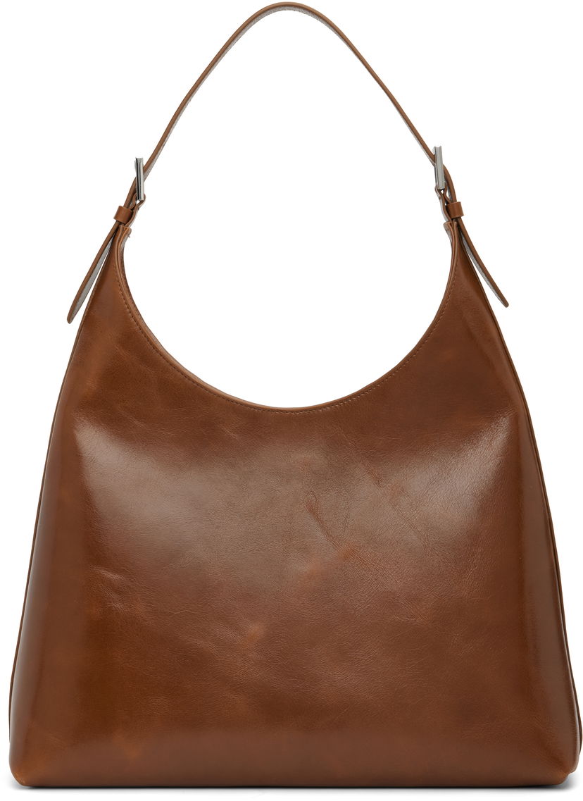 Torba za rame BY FAR BY FAR Camryn Shoulder Bag Smeđa | MWBSB058CL038BR024PL