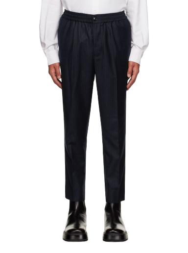 Hlače AMI Drawstring Trousers Tamnoplava | HTR206.WV0024