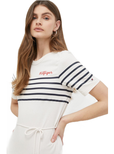 Haljina Tommy Hilfiger Dress Bijela | WW0WW37850.PPYX