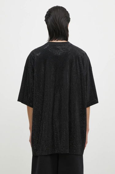 Majica kratkih rukava VETEMENTS Iced-Out Oversized T-Shirt Crna | UA66TR900B, 2