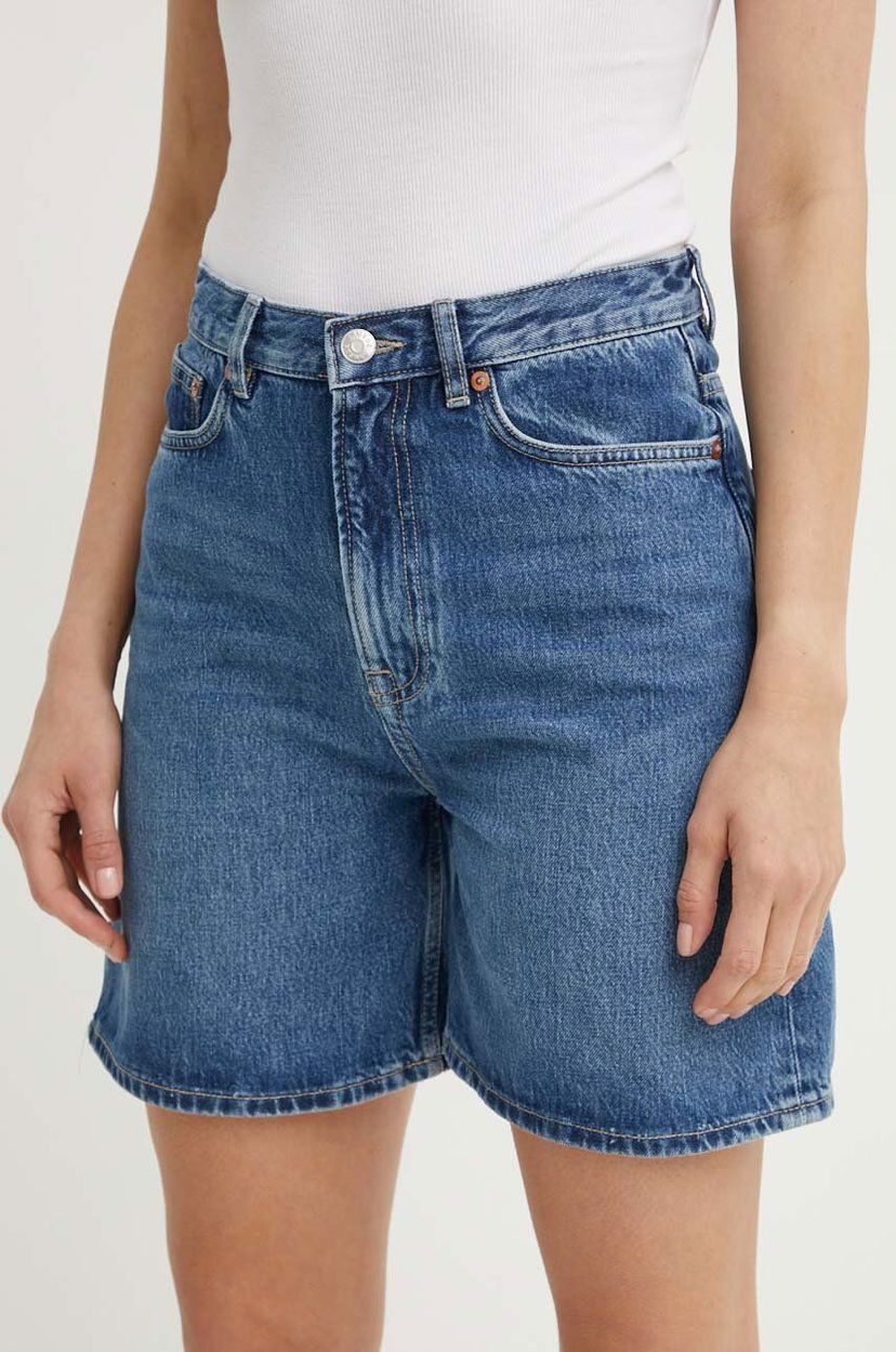 Kratke hlače Samsoe Samsoe Samsoe Samsoe SASHELLY High Waist Shorts Plava | F24200011