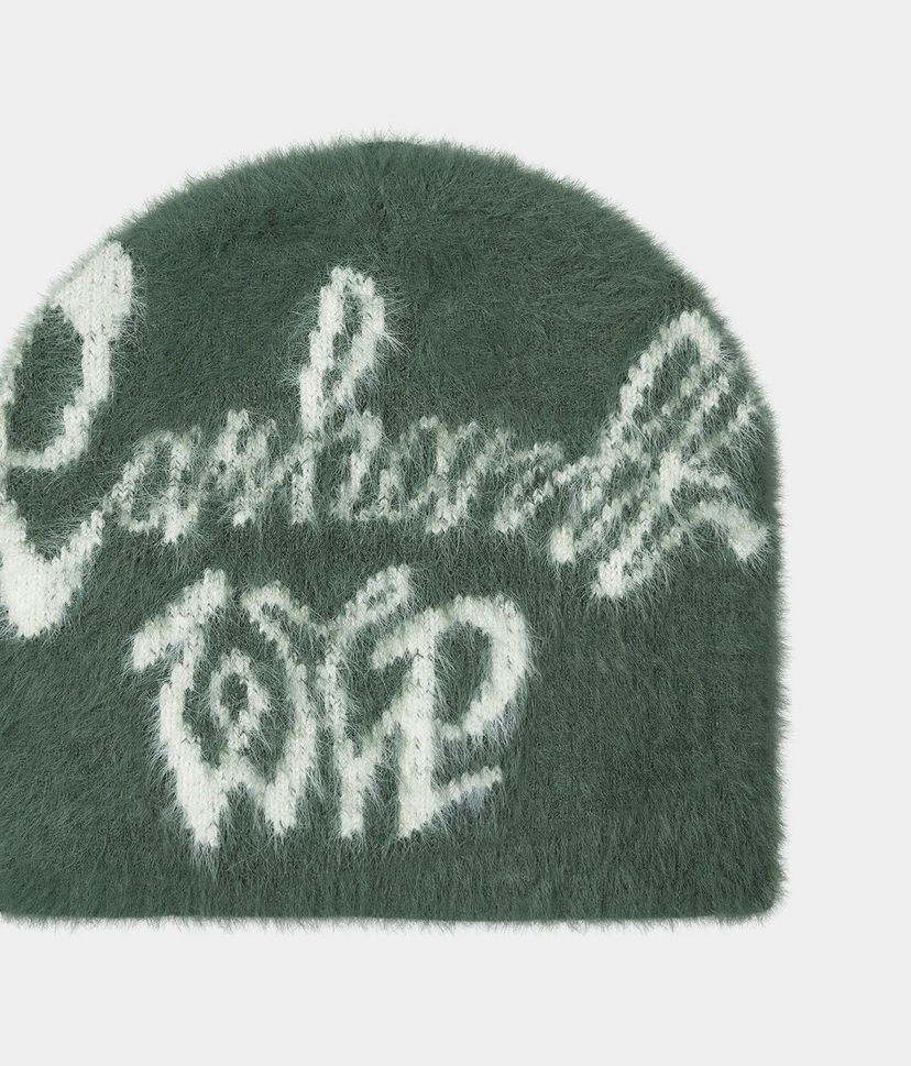 Kapica Carhartt WIP Carhartt WIP Chedda Fuzzy Beanie Zelena | I035509_2