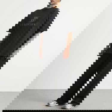 Majica kratkih rukava Balenciaga Nano BB Logo Dry Jersey Medium Fit T-Shirt, Size Large Crna | 764235-TSVO2-1083, 4