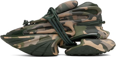 Tenisice i cipele Balmain Balmain Unicorn Low Camouflage-Print Zelena | EM1VJ309KCKN, 2