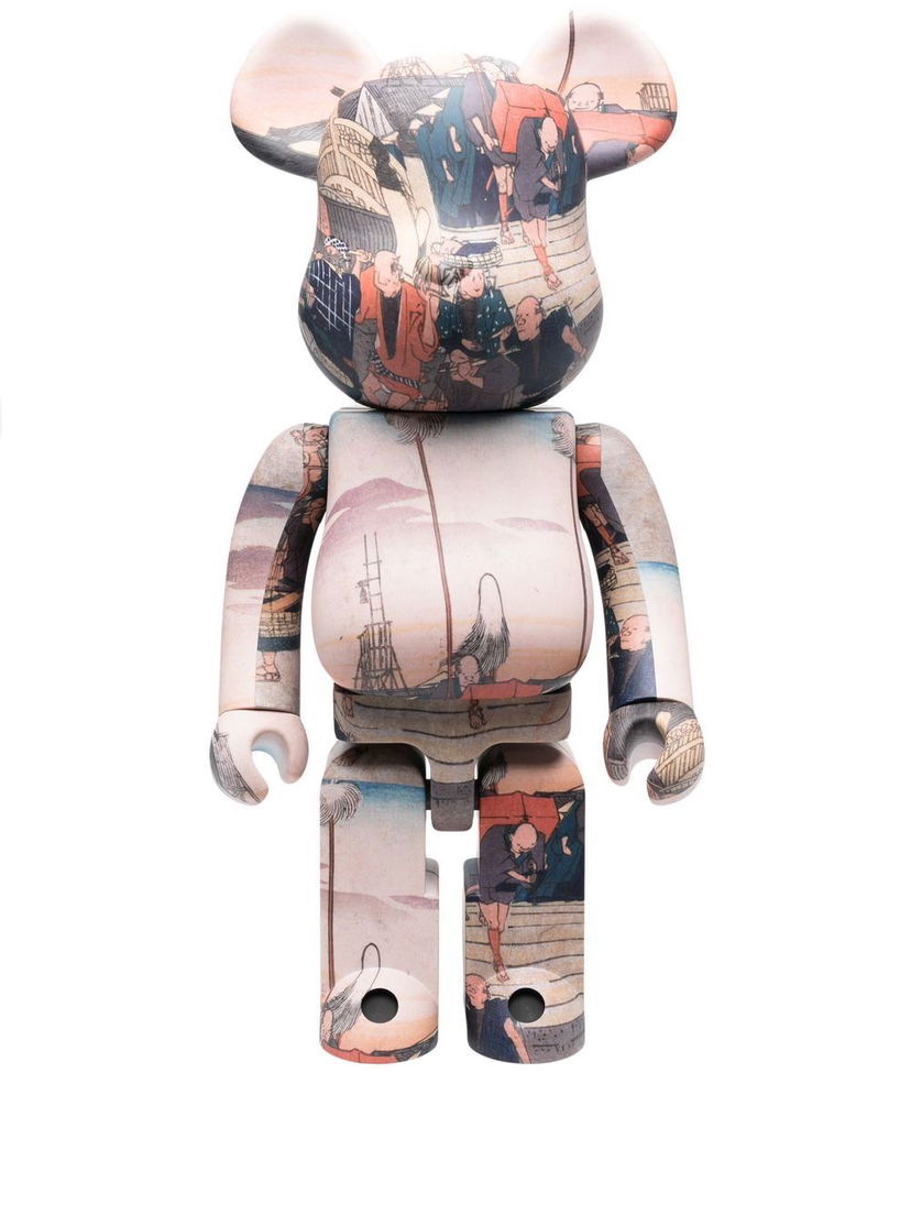 Kolekcionarsko Medicom Toy Be@rbrick 1000% Utagawa Hiroshige figure - Brown Bež | BBRACK1000HIRO519481247