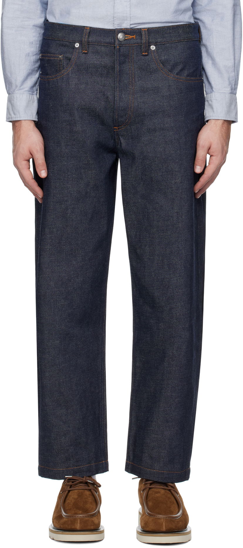 Jeans A.P.C. A.P.C. Achille Straight Leg Jeans Plava | COHES-H09212