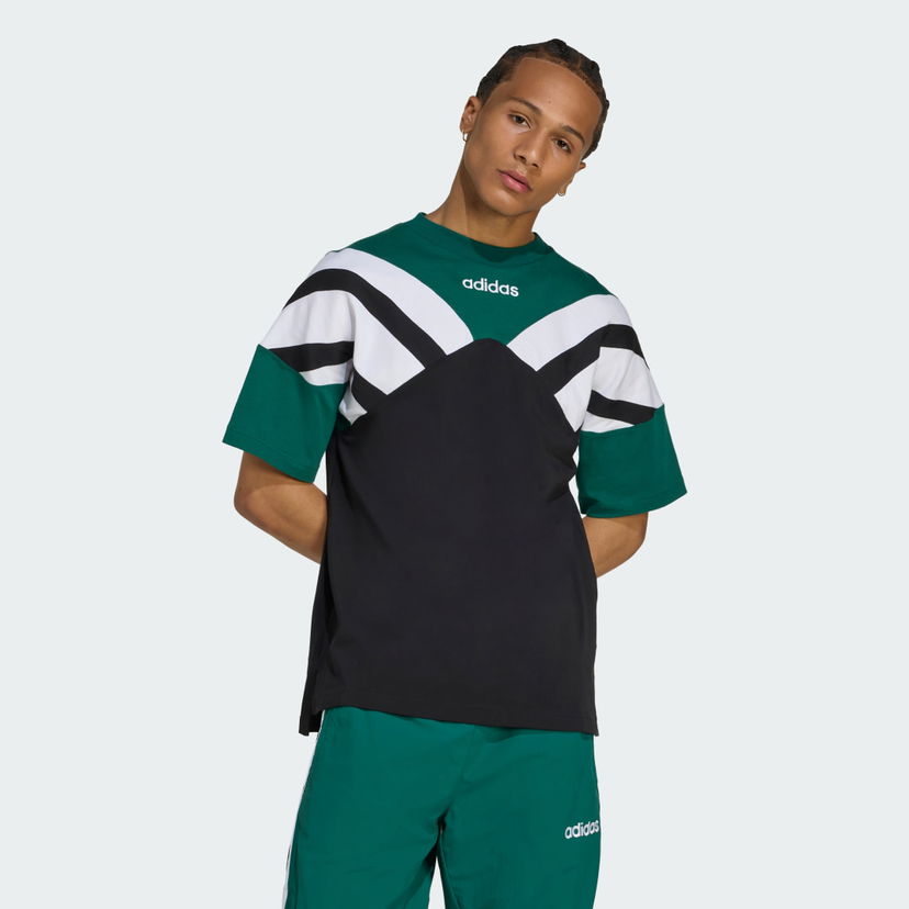Majica kratkih rukava adidas Performance Archive Cutline T-Shirt Crna | JX3075