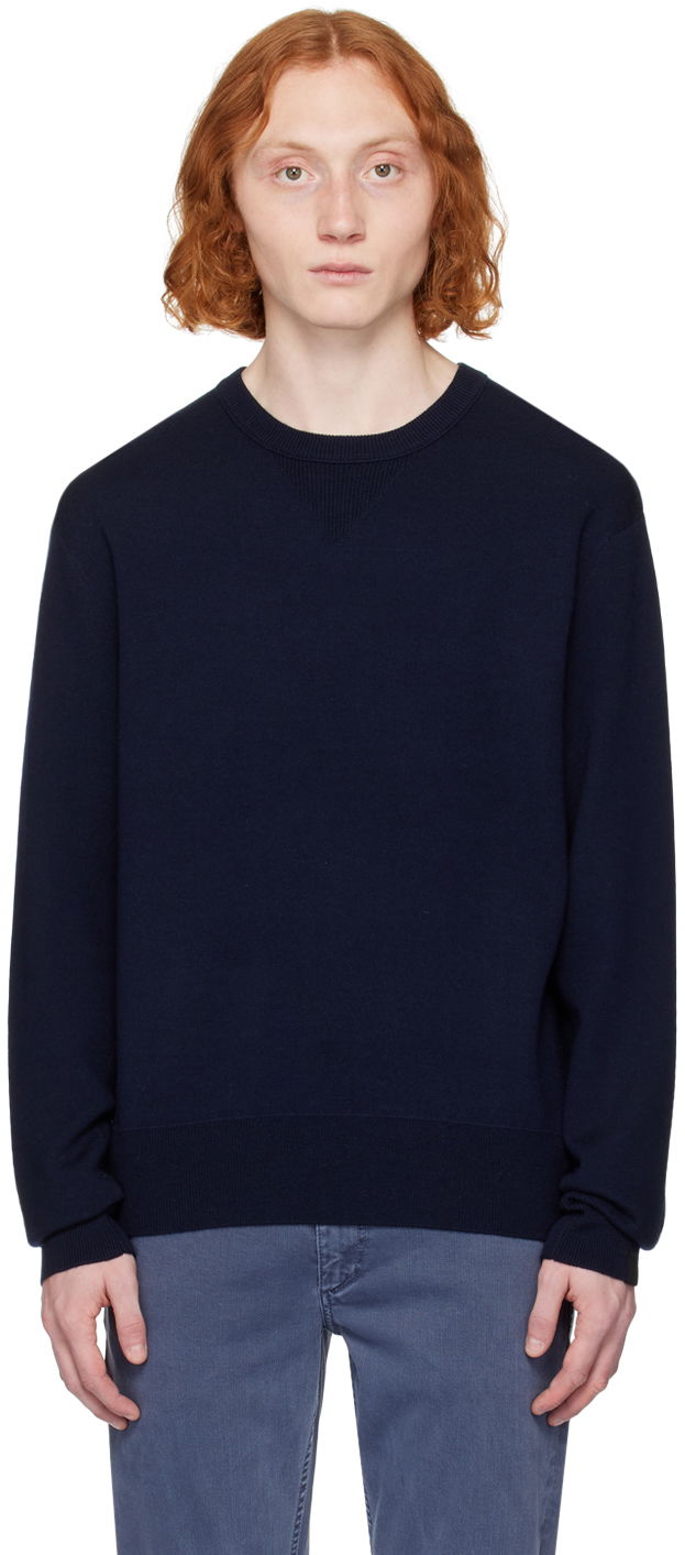 Džemper rag & bone York Knit Sweater Tamnoplava | MBS23H026HS26