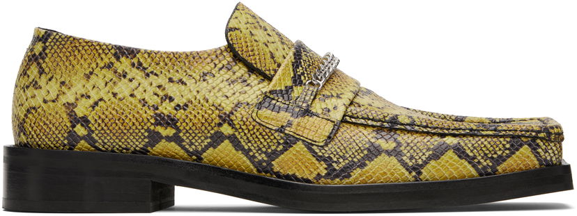 Tenisice i cipele Martine Rose Martine Rose Square Toe Loafers with Chain Žuta | 1026LE02309M