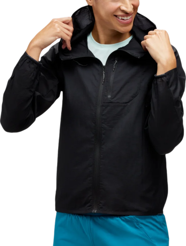 Vjetrovka Hoka One One Skyflow Jacket Crna | 1141671-blk, 0