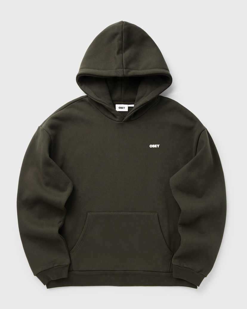 Dukserice OBEY Obey Bold Icon Extra Heavy Hoodie Zelena | 112470244-RSI