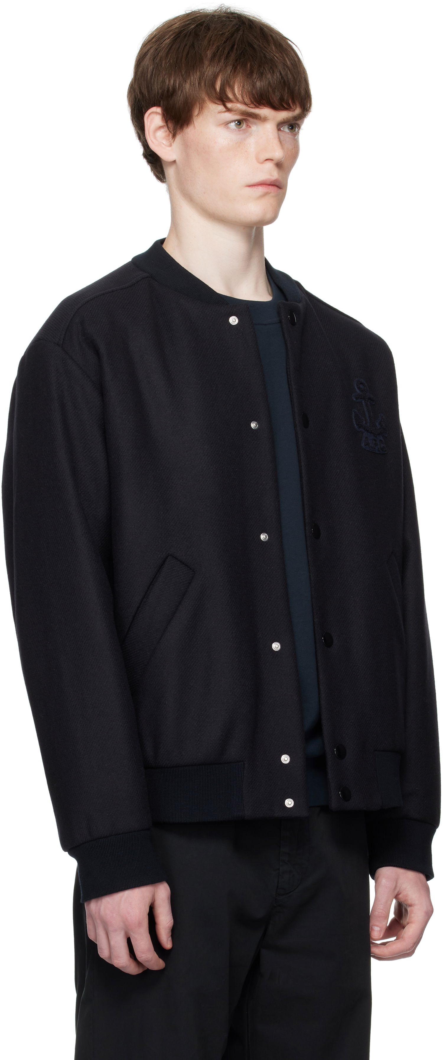 Bomber jakna A.P.C. A.P.C. Micka Wool Bomber Jacket Crna | WVBDE-M32010, 1
