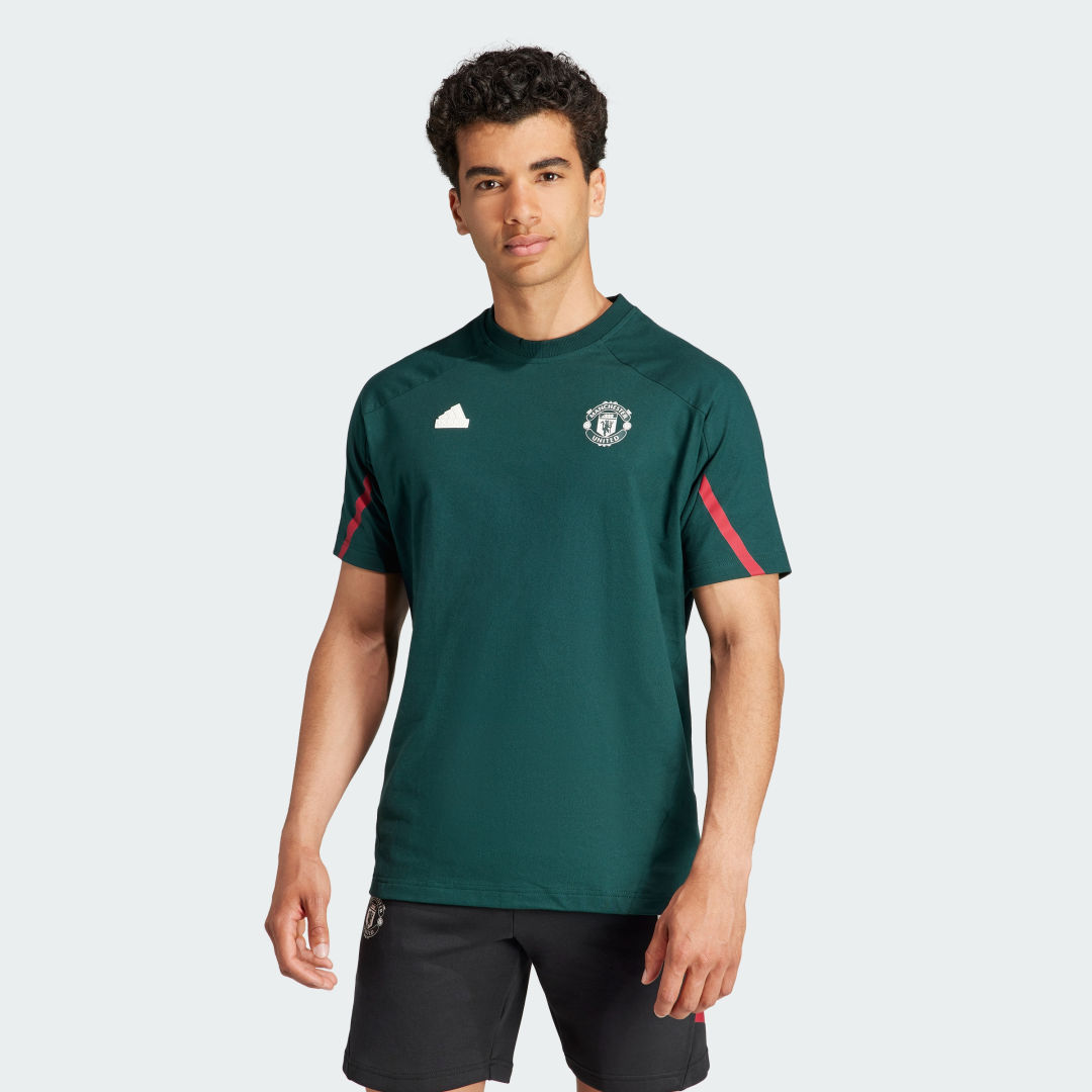 Majica kratkih rukava adidas Originals Manchester United Designed for Gameday Tee Zelena | IA8559, 1