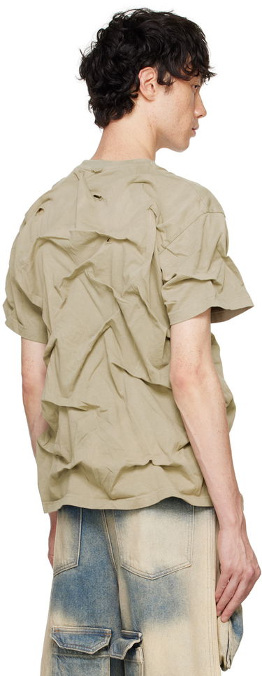 Majica kratkih rukava Who Decides War Who Decides War 'Gianthood' Distressed Graphic T-Shirt Bež | 1110140022FW24, 2