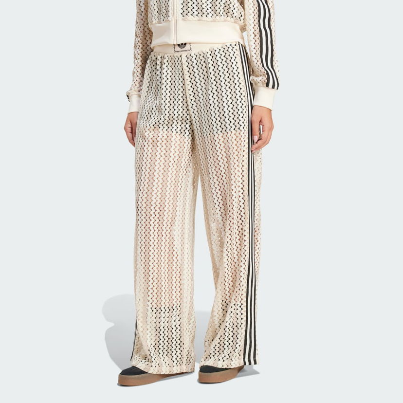 Hlače adidas Originals adidas Originals Summer Glow Firebird Track Pants Bež | KC0760